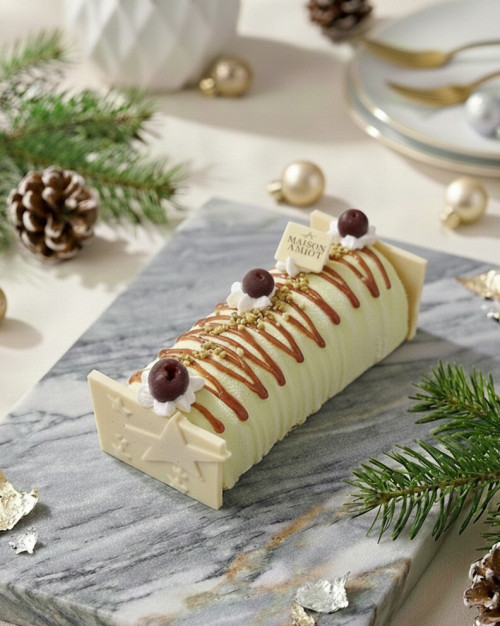 Buche Pistache Griotte 6/8 pers 